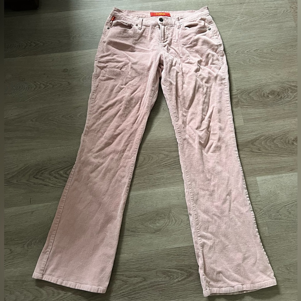 Pink corduroy !It Jeans flare leg pants 💗
